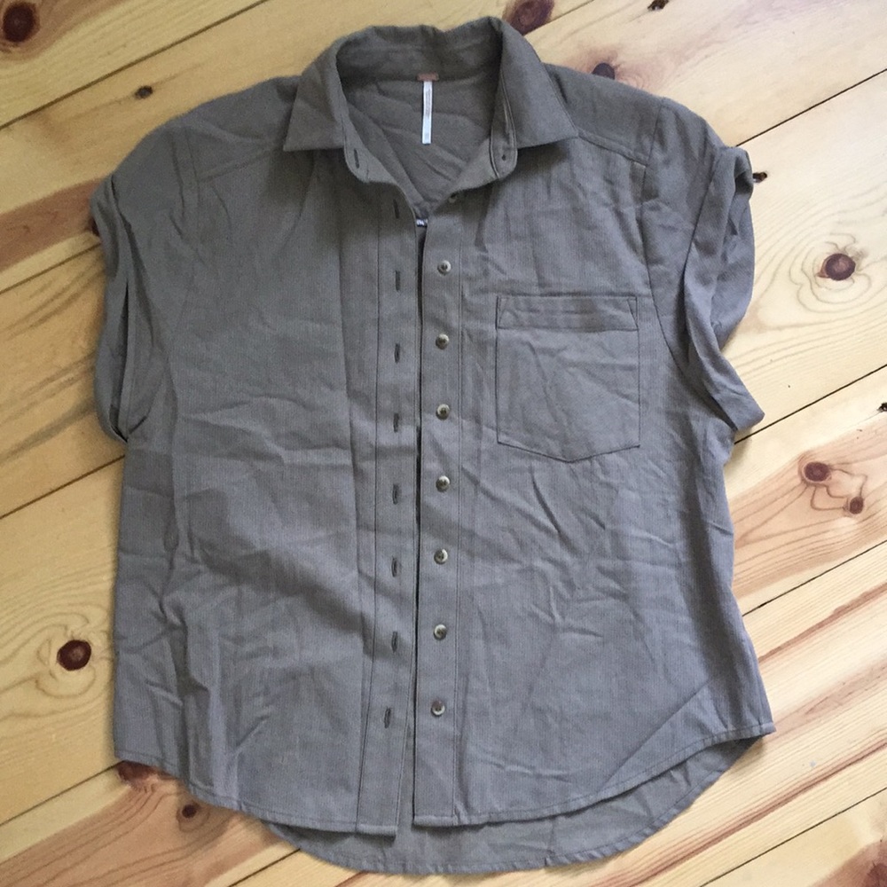 Free people button up